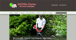 Desktop Screenshot of griffithsmowers.com.au